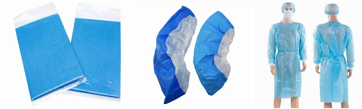 Coated nonwoven medical application