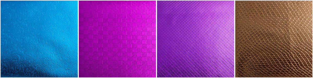 metallic film laminated nonwoven