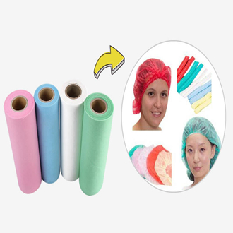 SS/SSS nonwoven making disposable cap
