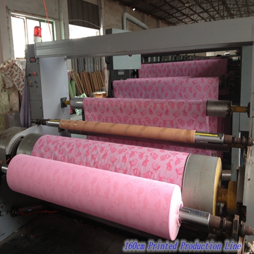 Triumpchi 160cm printed nonwoven production line