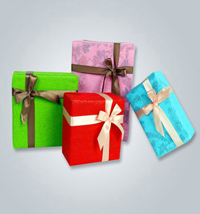 3D Embossing Nonwoven fabric for gift packing paper
