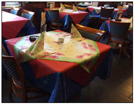 printed non woven fabric tablecloth