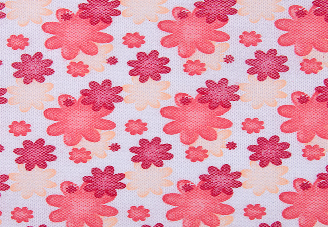 snow printed nonwoven