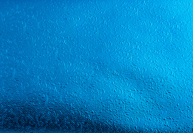 Blue metallic laminated non woven