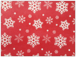 printed nonwoven fabric snowflake
