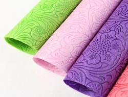Flower embossing nonwoven fabric
