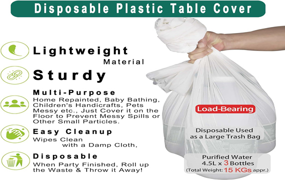 disposable peva table cover