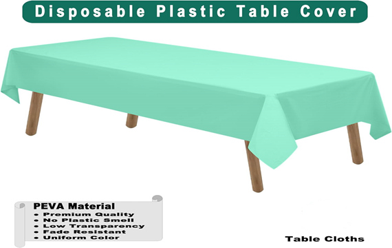 disposable plastic table cover