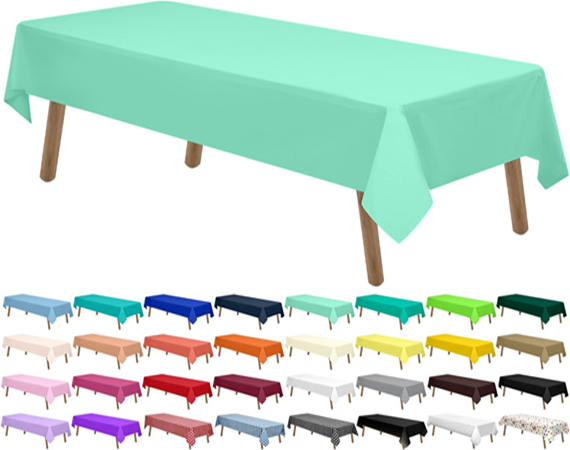 plain color peva table cover