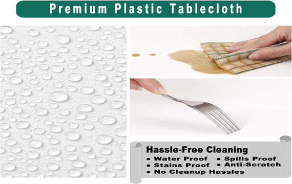 premium plastic tablecloth