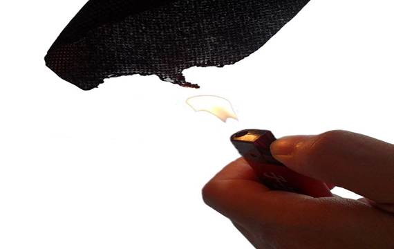 fire-retardant nonwoven